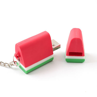 PVC Open Mold Cute USB Stick Semangka Strawberry Berbentuk Cokelat