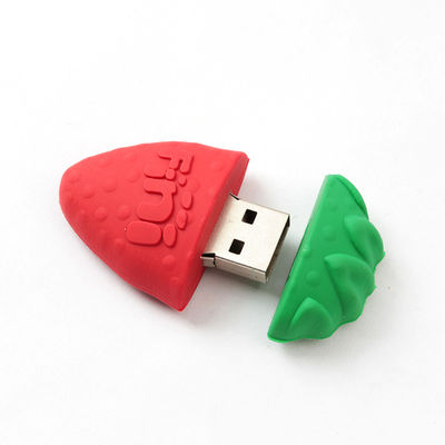 PVC Open Mold Cute USB Stick Semangka Strawberry Berbentuk Cokelat