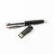 Pen Drive Metal Usb Flash Ink Dapat Logo Laser Warna Biru Dan Hitam Pada Tubuh
