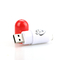 USB Flash Drives Plastik Berbentuk Pil yang Dapat Disesuaikan 3.0 80MB/S 32GB 64GB 128GB