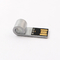 Peluit Berbentuk Logam USB Flash Drive Laser Logo Silver USB 2.0 Memory Stick