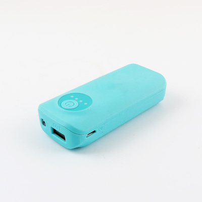 Lampu LED Plastik Portabel Power Bank 2400MAH 18650 baterai Li ion