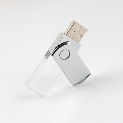 Superior Crystal Shinny LED Light USB Flash Drive 2.0 Memori Penuh