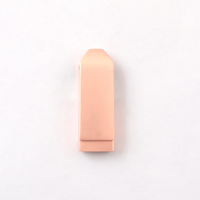 Rose Gold Metal Color 360 Derajat Twist USB Drive Mengunggah Data Gratis