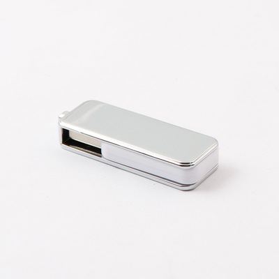 Logo Doming Satu Sisi 3.0 2.0 Putar USB Drive Metal 360 Derajat
