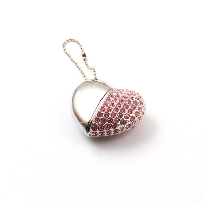Jewelry Style 3.0 Heart USB Flash Drive Untuk Kalung Wanita 64GB 128GB
