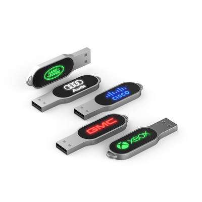 Saat Bekerja Lampu LED Akan Mengkilap Crystal USB Drive 32GB 64GB 128GB