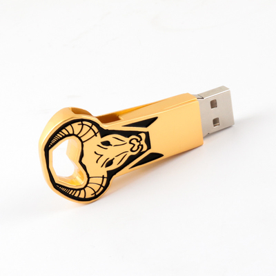 Minotaur Shape Usb 3.0 Metal Usb Flash Drive Membaca Kecepatan Tinggi Menulis 100MB/Detik
