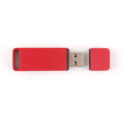 Baking Paint Surface USB 3.0 Flash Drive OEM Body Color Dan Logo Dengan Warna Merah