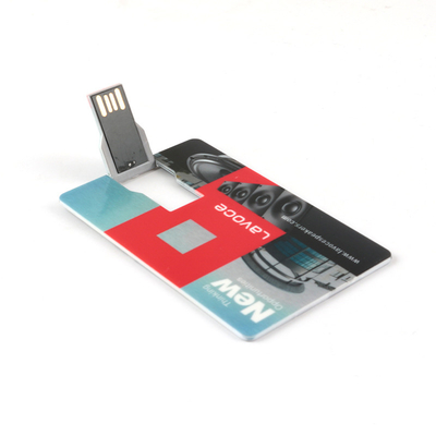 Rotasi 360 Derajat Kartu Kredit Usb Memory Stick 2.0 UDP Flash Chips 80MBS