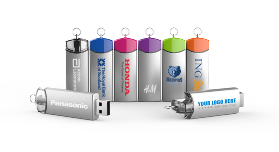 Bahan Paduan Seng Usb 3.1 Logam USB Flash Drive 128GB 512GB 100MBS Kecepatan Cepat