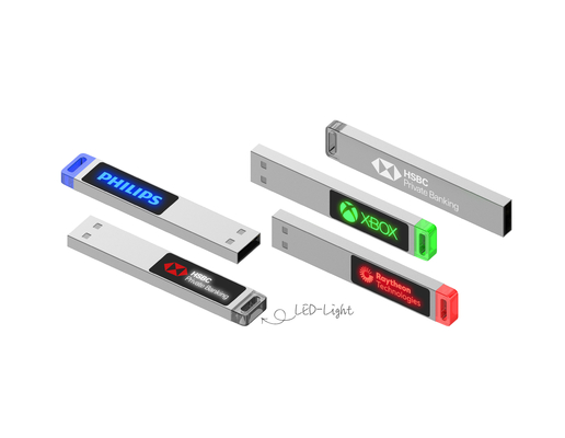 Portable Thumb Drive USB, Jump Drive Metal USB Memory Stick Untuk PC / Laptop