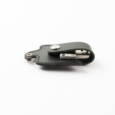 PU Kulit Berbentuk Burung 64GB 128GB 256GB Flash Drive FCC Disetujui