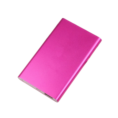 Hadiah Logam Bank Daya Portabel Gaya Iklan Baterai Lithium 3000MAH 5000MAH