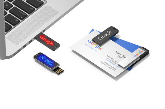 Clip Buku Crystal USB Flash Drive 32GB 64GB 128GB