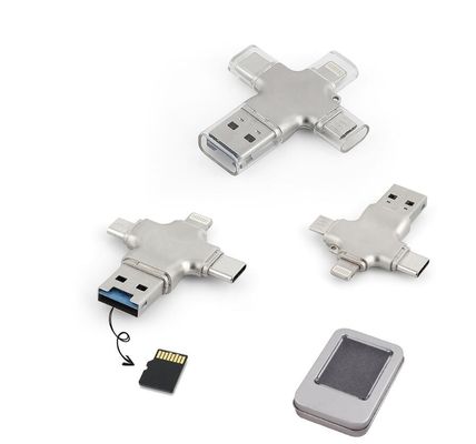 4 In One Type C OTG USB Flash Drives 2.0 3.0 30MB/S Untuk Ponsel Android