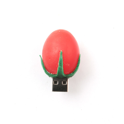 Tomat berbentuk untuk Makanan Asli Pribadi USB Flash Drive dengan 7-15 Hari Lead Time