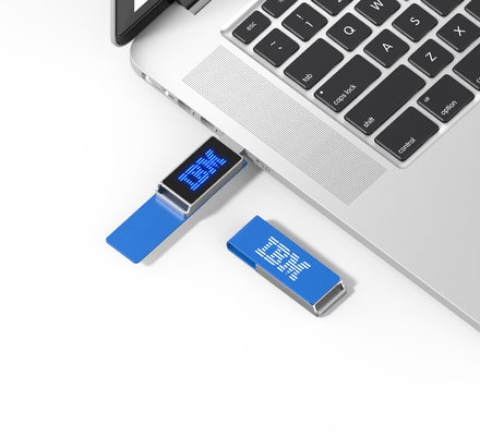 WITH LED Ukiran Logo Kulit USB Stick 2.0 3.0 64GB 128GB 256GB 30MB/S