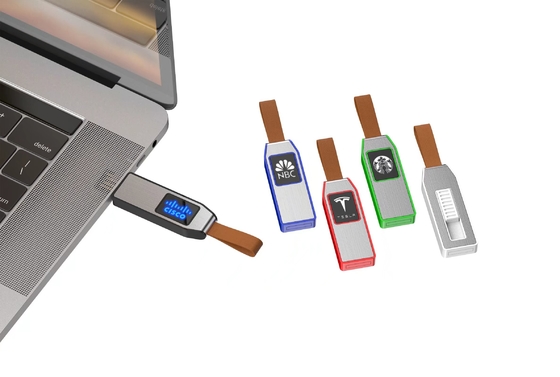 Acrylic Grade Crystal USB Flash Drive Dengan Lampu LED Untuk Transfer Data Cepat Dan Aman