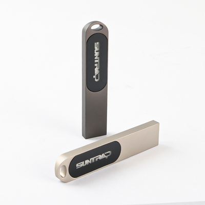 Dukungan Kata Sandi Crystal USB Stick Dengan Lampu LED bersinar Saat Bekerja