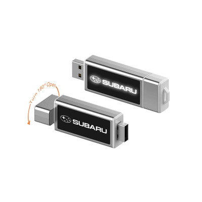 Seperti Foto Tampilkan Crystal USB Stick Dengan Lampu LED Untuk Dukungan Mengunggah Data