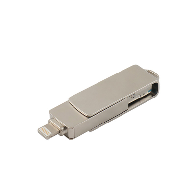 3 dalam satu USB flash drive dengan iPhone tipe C USB dan adriod kecepatan cepat