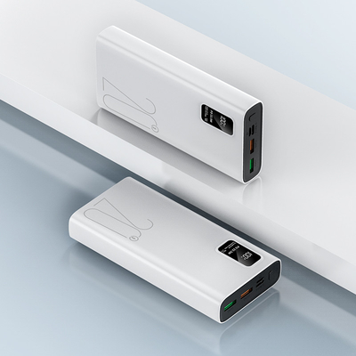 PC Portable Power Bank Baterai Putih Atau Hitam 5V Output Untuk mengisi ulang Smartphone