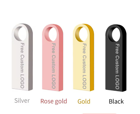 Sertifikat ROHS Flash Drive USB Logam 2.0 64GB Flash Chips UDP