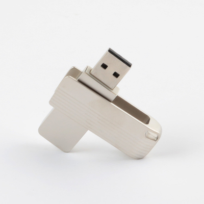 Fleksibel Twist 3.0 2.0 Usb Flash Drive, 128GB 256GB Matt Metal Swivel Usb 100MBS