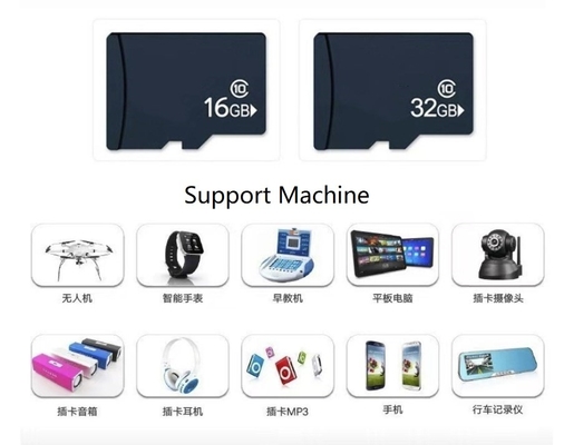 Kartu SD memori cepat yang disesuaikan dengan kecepatan membaca tinggi 3.0 50mbs dan Flash Test H2 Range yang dapat dinegosiasikan