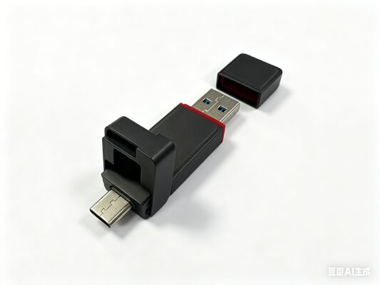 Flashdisk Usb Gun Black Metal Dengan Port Type C Sesuai Permintaan Customer Body Metal Bisa Logo Laser
