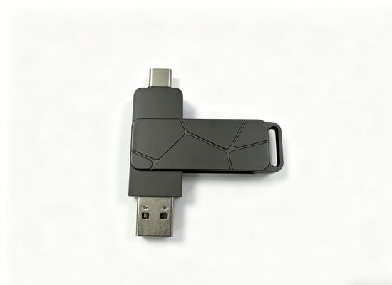 Gun Black Body Laser LOGO Type C USB Dapat Meletakkan Gantungan Kunci Atau Lanyard Dan Gantungan Kunci