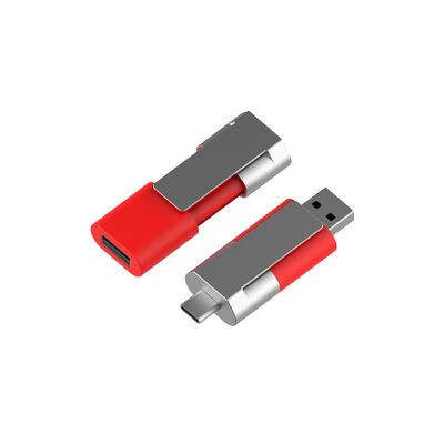 Kecepatan Transfer Data 5 Gbps Tipe C OTG USB Flash Drive USB Flash Drive Ukuran Kecil 58x21.4x11.5mm Alat Penyimpanan Nyaman