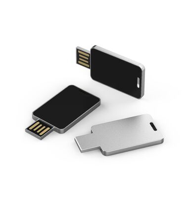 Metal LED lampu USB flash drive tahan lama cangkang logam tidak enkripsi kompatibel dengan berbagai sistem operasi dan perangkat