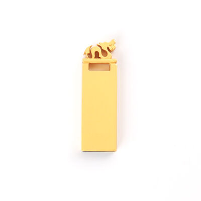 Flash drive USB paduan seng ringan 15 gram, perangkat penyimpanan portabel tahan lama untuk bisnis