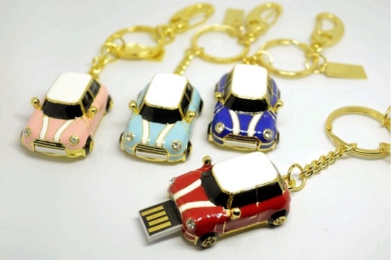 Bentuk Kunci Mobil Custom Printed Usb Memory Stick 15MB/S drive usb yang dipersonalisasi