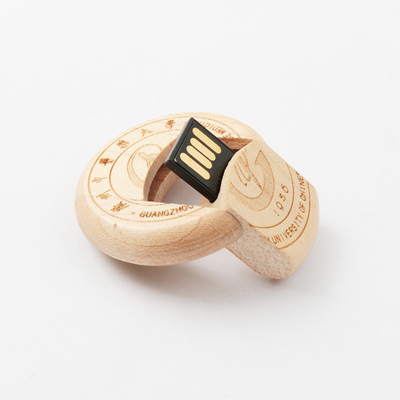 360 Drgee Twist Kayu USB Flash Drive 2.0 15MB/D Embossing logo