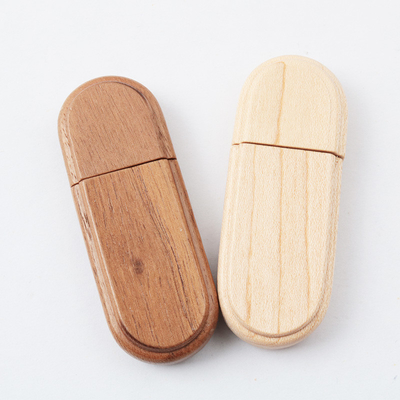 USB Flash Drive Kayu Bambu 2.0 3.0 Unggah Data 20MB/Detik Gratis