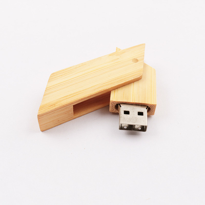Bambu Maple Bentuk Kayu Kustom Usb Drive Kecepatan Cepat 8GB 256GB 30MB/S