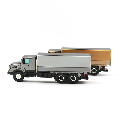 Bentuk Mobil PVC Flash Drive USB Kustom 2.0 3.0 ODM Jenis Flash Logam PCBA