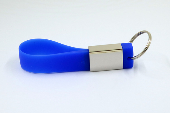 Tahan Air UDP Flash Silicone Wristband USB Drive 64GB Dengan Gantungan Kunci