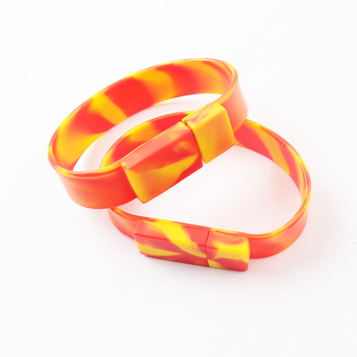 Flash Drive USB Flash Drive 2.0 3.0 Gelang Silikon Warna-warni 256GB 30MB/S