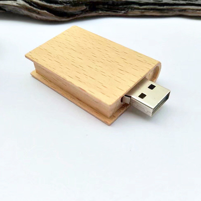 64GB 128GB 3.0 Kustom Kayu USB Flash Drive 15MB/S Sistem Windows XP