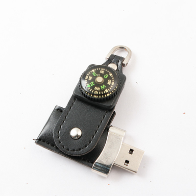 Memori Penuh 2.0 3.0 Kulit USB Flash Drive 16GB 32GB ROSH Disetujui