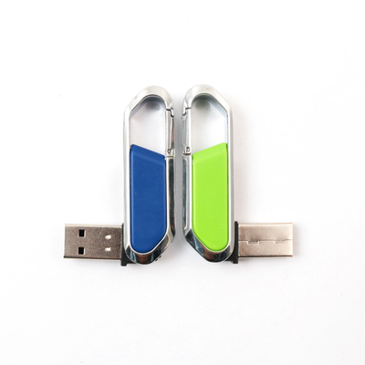 180 Derajat Plastik Dan Logam USB Flash Drive Kecepatan Cepat 80MB/Detik 2.0 UDP Di Dalam