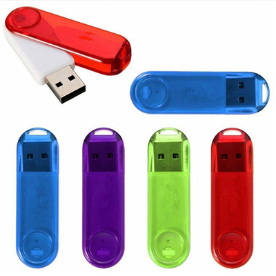 64GB 2.0 3.0 Twist Usb Flash Drive 80MB/S casing transparan Memori penuh