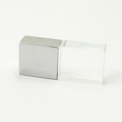 ODM Small Crystal USB Stick 2.0 8GB 16GB Mengukir Logo Dengan Lampu LED