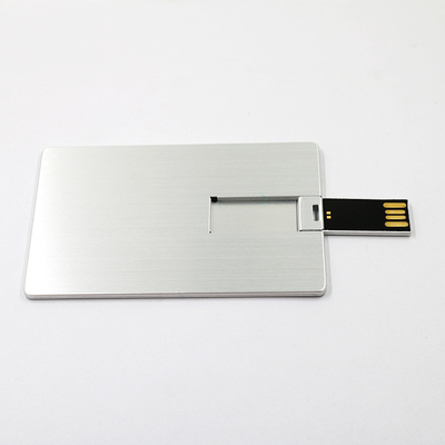 Kartu Kredit Logam 2.0 Usb Drive 16GB 32GB UDP Flash Chip Memori penuh