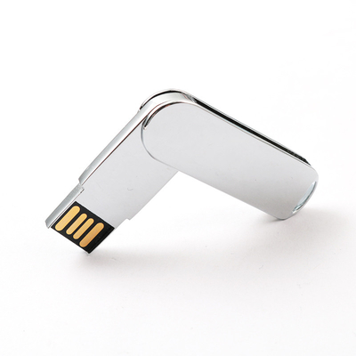 2.0 Twist Metal USB Drive H2 Test Lulus 128GB 256GB CE Disetujui