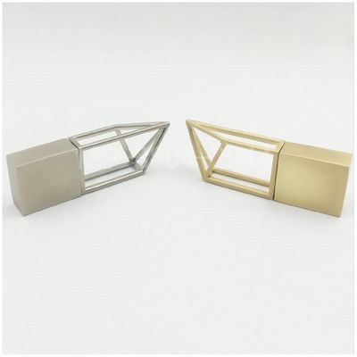 OEM Laser Cetak Logo Prismatic Metal USB Flash Drive 2.0 Lulus Uji H2